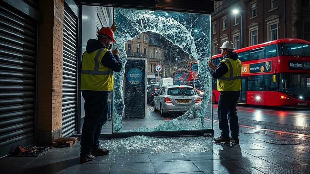 Emergency Shop Front Repair Borehamwood